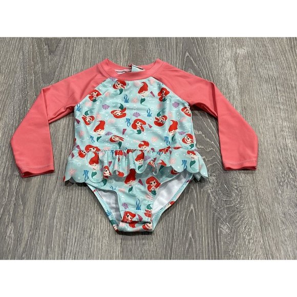 Disney Swim Disney The Little Mermaid Baby Girl 2 Month Swimsuit